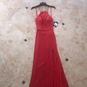 Brand New Hot Coral Prom Dress